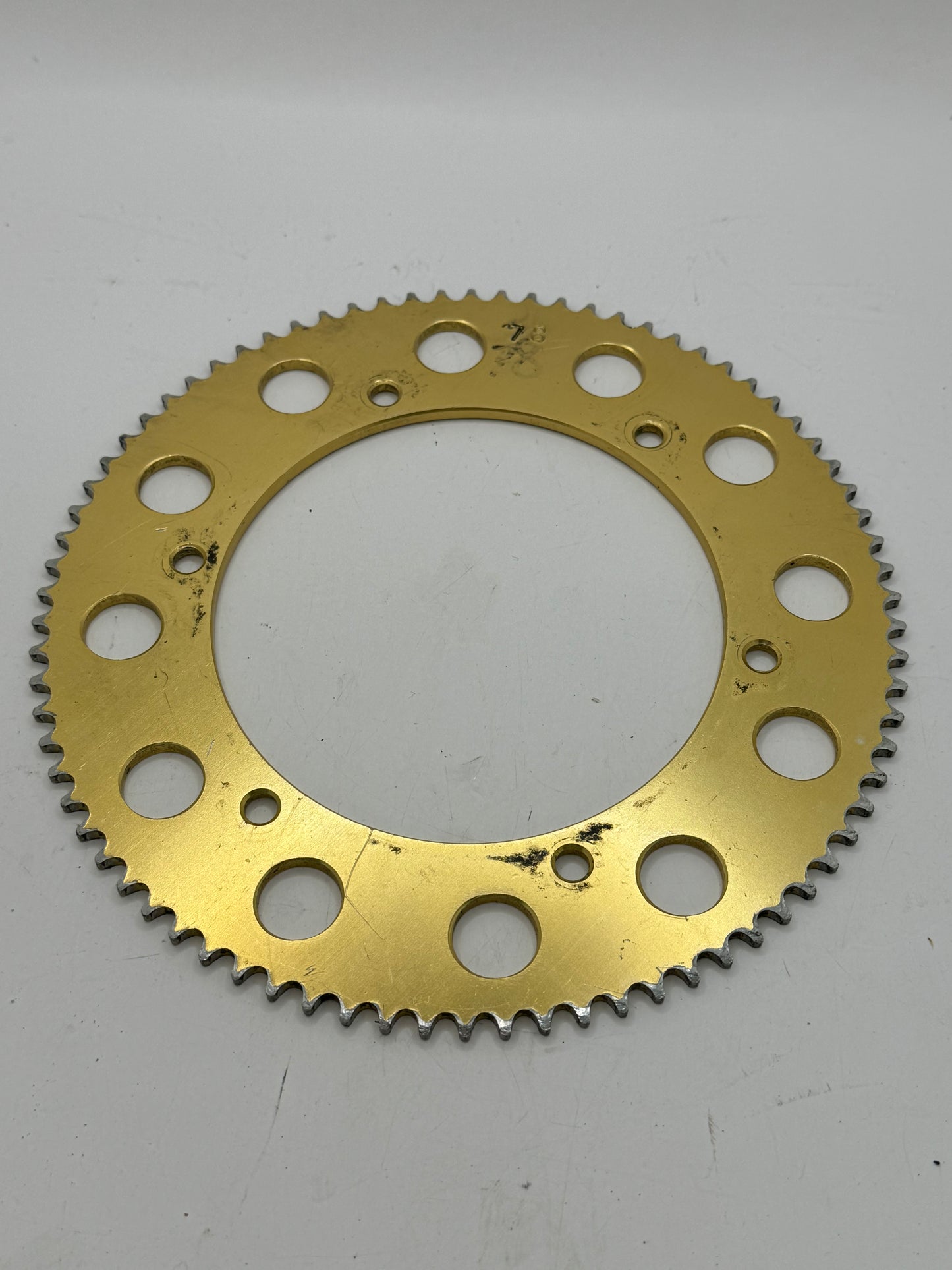 78T Gold Sprocket Used