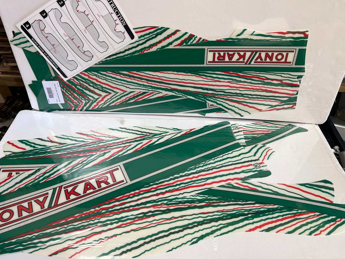 TONY KART M10 SIDE POD STICKERS